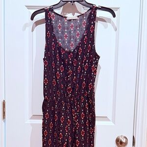 Bajee Collection Sleeveless Printed Jumpsuit – Small